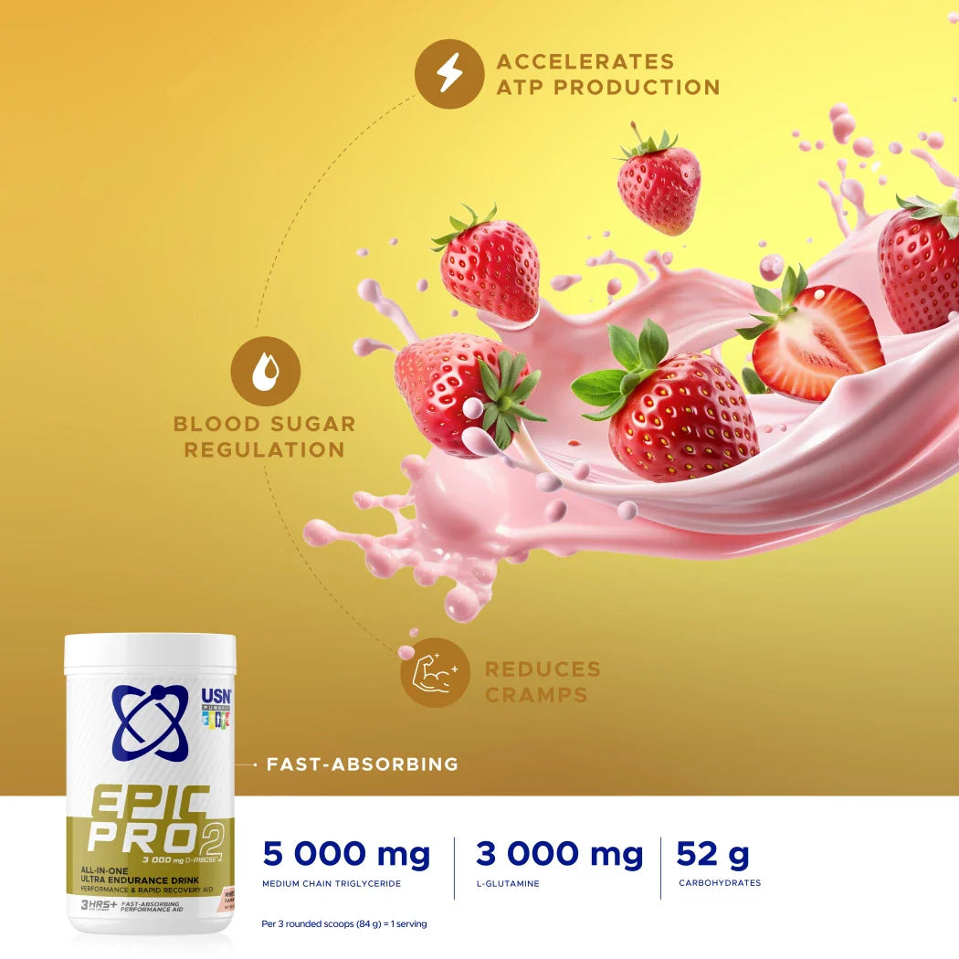 USN Epic Pro 2 Ultra Endurance Drink White Peach