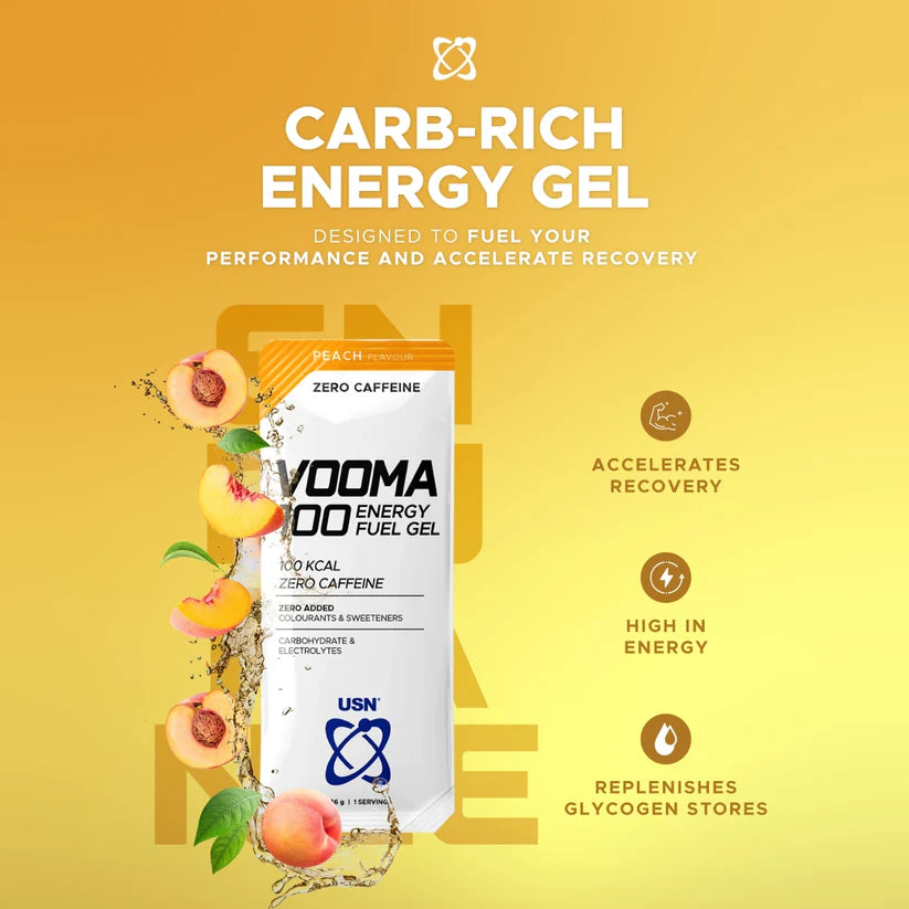 USN Vooma 100 Ultra Energy Gel Peach
