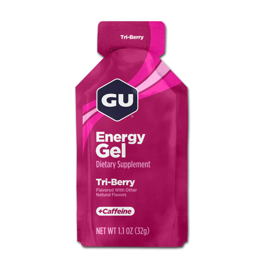 GU Energy Labs  Tri-Berry Caffeine Energy Gel