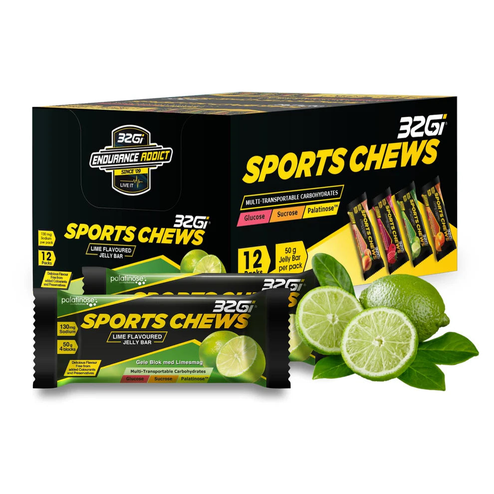 32Gi Sports Chews - Energy Sustaining Jelly Bar