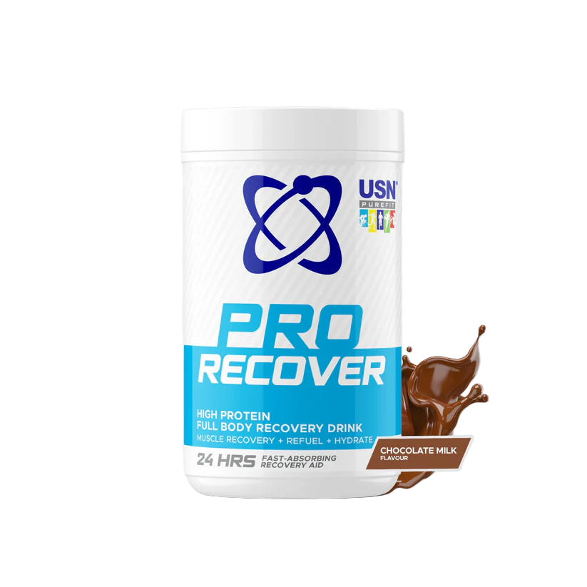 USN Pro Recover protein supplement container on a white background