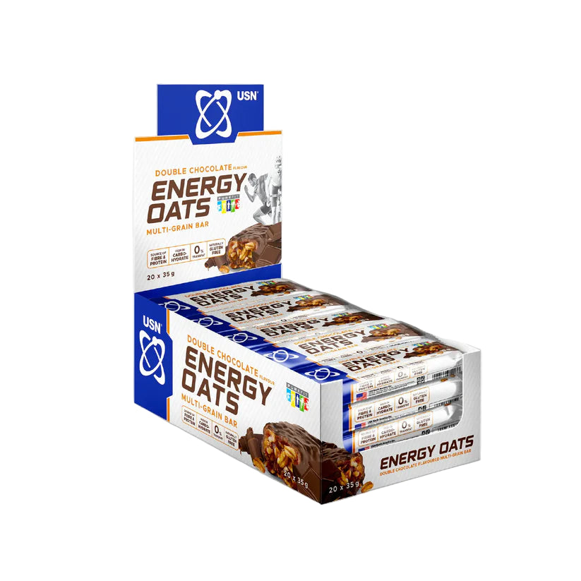 USN Energy Oats multi-grain bars packaging on a white background