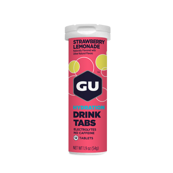 Gu Energy Labs Strawberry Lemonade Hydration Tabs | Endurofix Endurance Nutrition South Africa