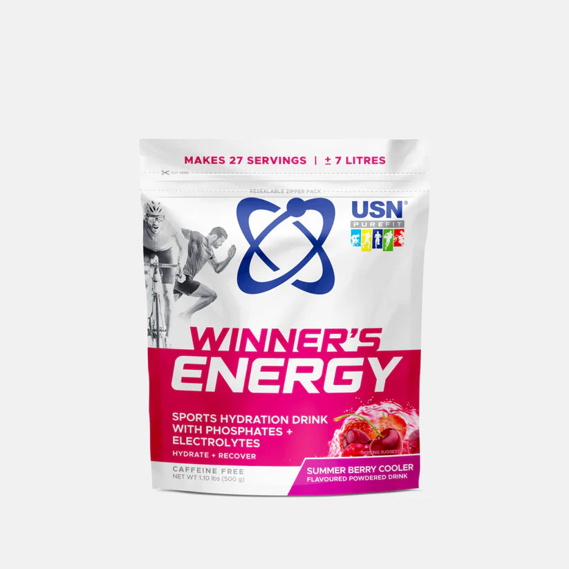 USN Winner's Energy Hydration Drink Summer Berry Cooler